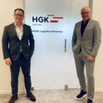 Mit den Geschäftsführern Simon Lucas (links) und Dirk Verstraeten (rechts) treibt HGK Shipping ihr Belgien-Geschäft künftig unter dem Namen HGK Logistics Antwerp BV voran.